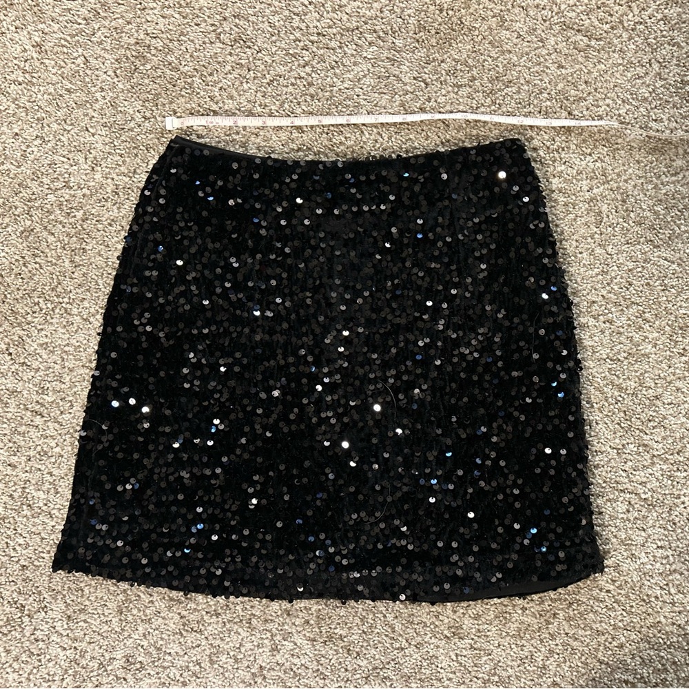 Sequin black skirt